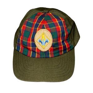 Kid's Boy Scouts Plaid Baseball Hat